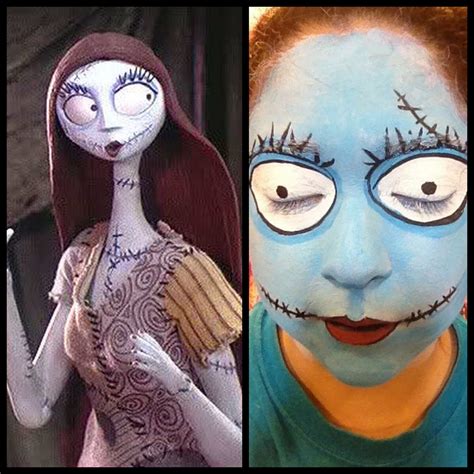 makeup for sally on nightmare before christmas